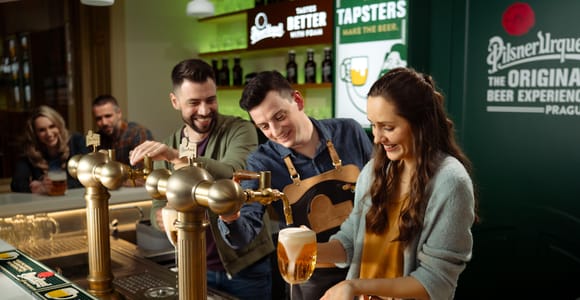 Prague: Beer Pouring Class at Pilsner Urquell Experience