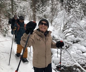 Morgan: Snowshoeing on Private Ranch Tour