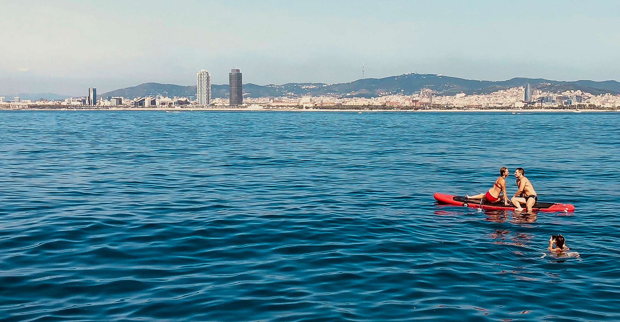 Barcelona: Coastline Boat Trip with Snacks and Cava photo 3