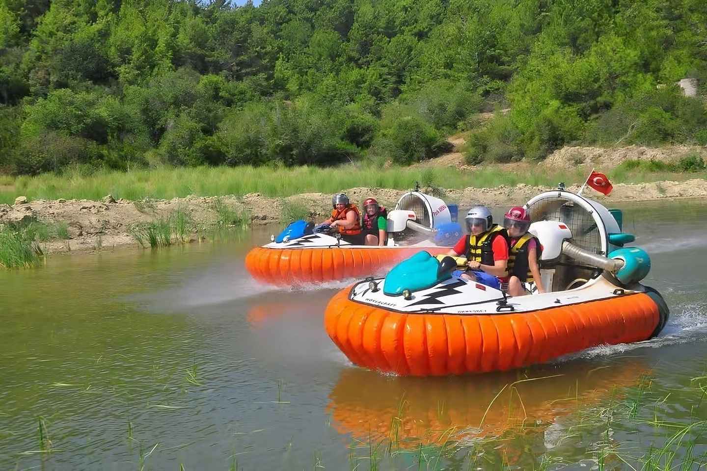 Belek: High-Speed Hovercraft Ride Through Wild Landscapes