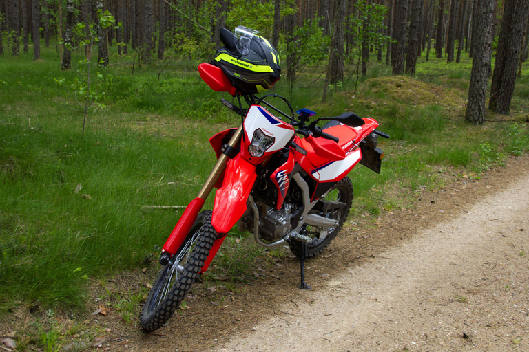 Enduro motorcycle experience around Vilnius city