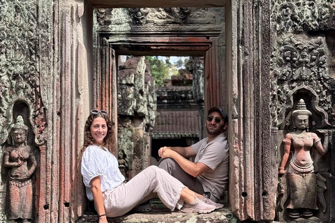 Siem Reap: Private Angkor Wat Tuk-Tuk Tour (English Driver) 5-8 Hours: Angkor Wat - Top 3 Temples & More (Flex-Start)