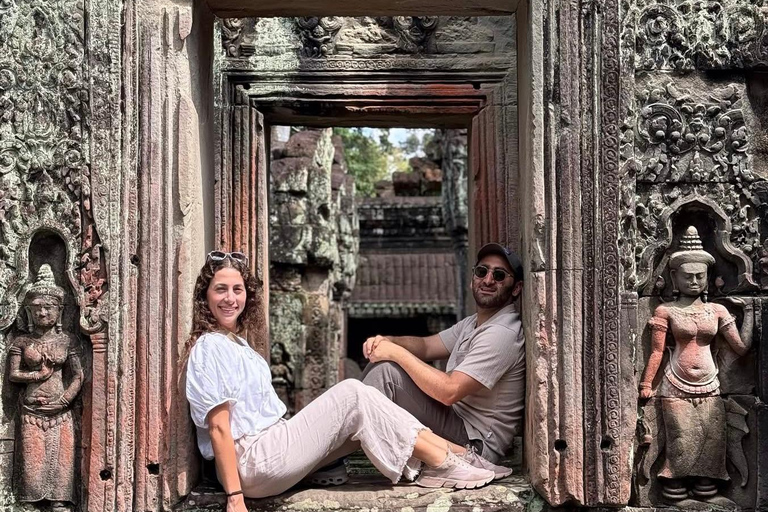 Siem Reap: Private Angkor Wat Tuk-Tuk Tour (English Driver) 5-8 Hours: Angkor Wat - Top 3 Temples & More (Flex-Start)