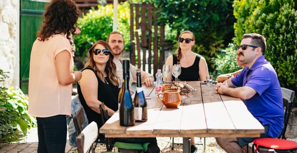 Von Budapest: Etyek-Weinverkostungstour mit 3-Gänge-Menü