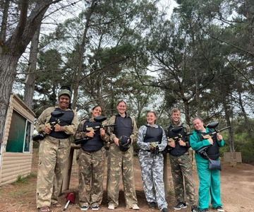GARDEN ROUTE: PAINTBALL GAME IN WILDERNESS WITH WILDX