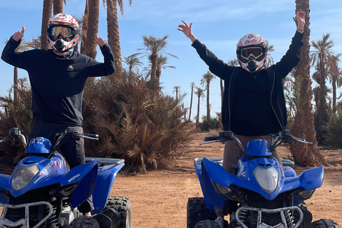 Marrakesh: Private Quad Bike Tour and camel riding in palm