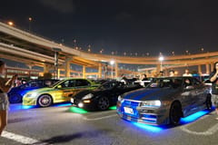 JDM Daikoku PA Car Meet LEXUS RC Tour in Tokio ab Yokohama