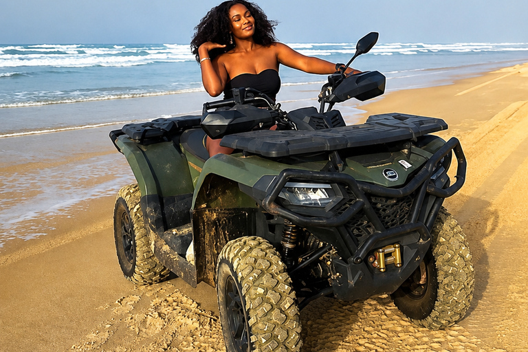 Lac Rose: Quad Biking and Canoe Ride on the Lake With round-trip transfer from Dakar