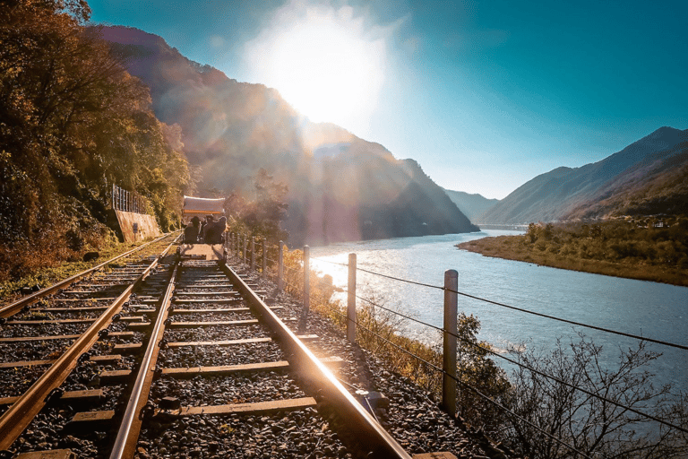 Seoul: Day Trip with Strawberry Farm and Nami Island Railbike Group Tour, meet at DDP Station