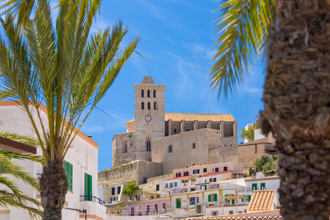 From Eastern Ibiza: Ibiza Town Round-Trip Ferry Transfer Roundtrip Ferry Ibiza Old Town from ES Canar