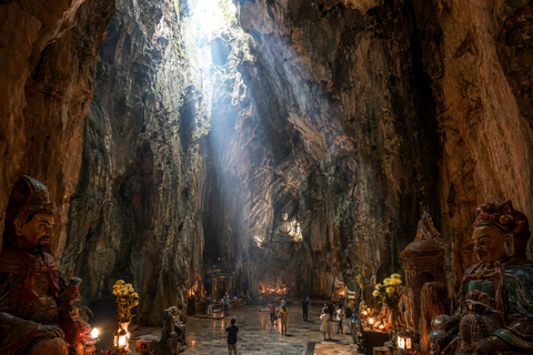 Da Nang: Marble Mountains, Monkey Mountain & Cave Tour Group Tour Afternoon (PM)