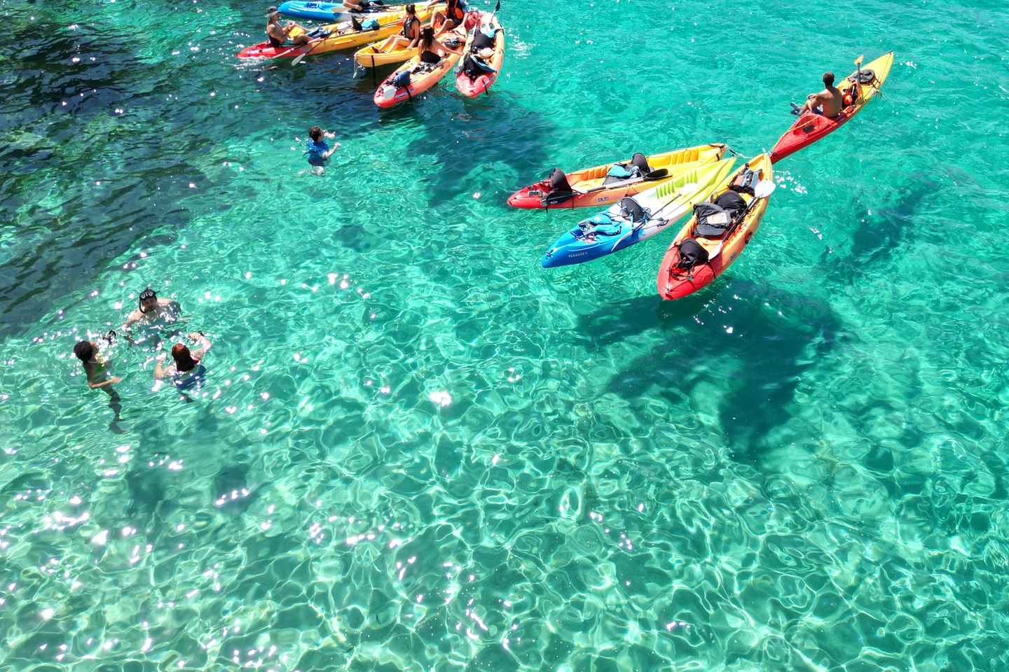 Cala Codolar: Sea & Caves Kayaking Tour with Snorkeling