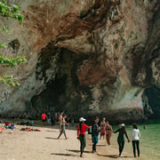 Krabi: 4 øyer Og Thale Waek's Sandbar-tur Med Hurtigbåt 