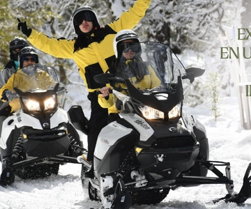 Escursione in motoslitte con cena gourmet al Cerro Catedral