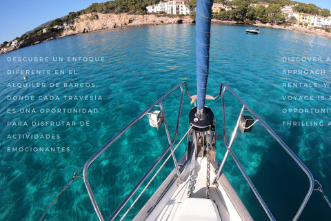 Zatoka Palma: Wycieczka żaglówką z zabawkami wodnymi, przekąskami i napojamiAll inclusive, wynajem łodzi i zajęcia na wodzie