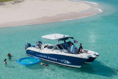 From Fajardo: Power Catamaran Icacos Island Private Trip