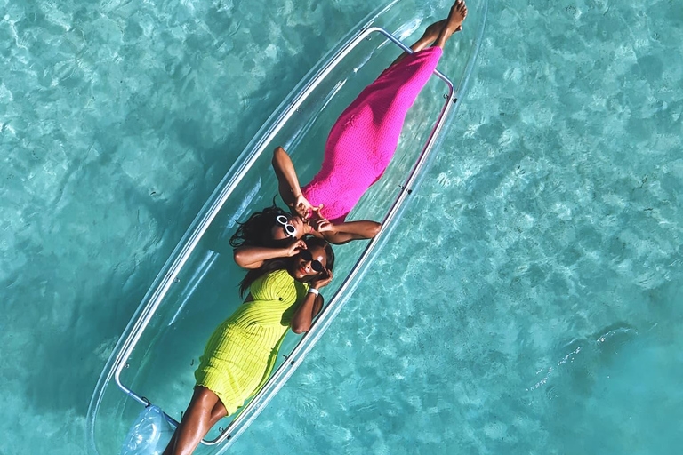 Zanzibar Premium Kayak and Jet Ski with Drone Photos and Videos + Pick-up Zanzibar Transparent Kayak ONLY with Drone Video and Photo, no transfer