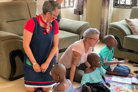 Ville de Mombasa : Visite de maisons d'enfants et collecte de dons.