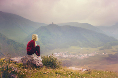 Tbilisi: Day Trip to Kazbegi, Gudauri, Gergeti, and Ananuri