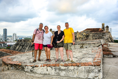 Gratis wandeltour naar kasteel San Felipe de Barajas in Cartagena