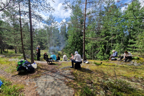 Helsinki: Guided Nature Experience with Campfire and Meal Private Experience from Helsinki