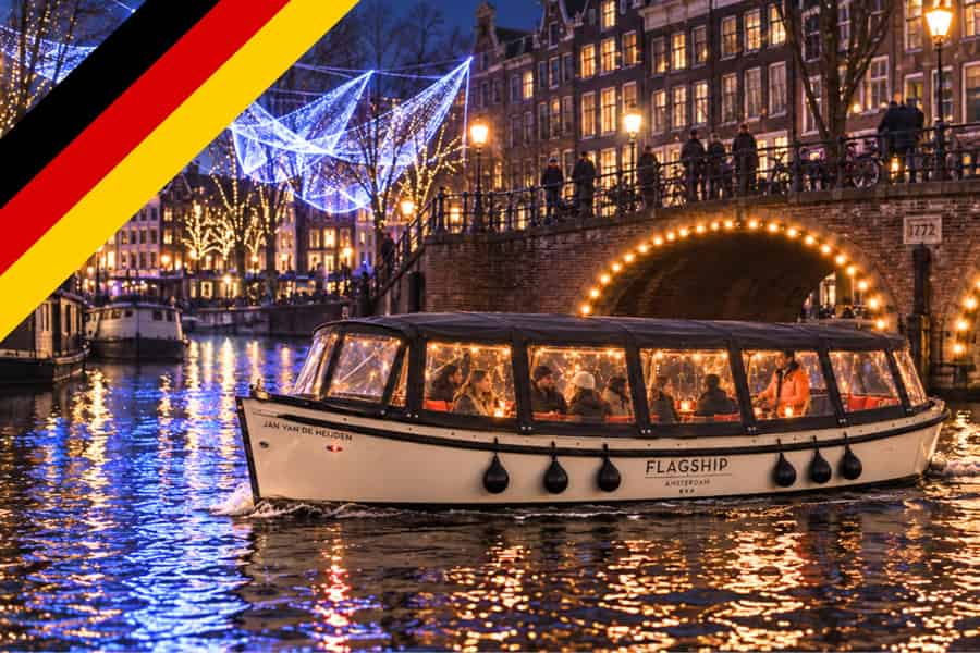 Amsterdam: Deutschsprachige Grachtenfahrt zum Winter Light Festival. Foto: GetYourGuide