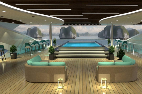 From Hanoi: Ha Long Bay Private Charter VIP Cruise| Luxury Sharing Transfer + Premium Day Cruise (Non-Charter)