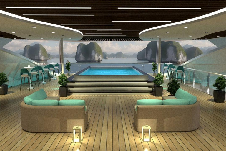 From Hanoi: Ha Long Bay Private Charter VIP Cruise| Luxury Sharing Transfer + Premium Day Cruise (Non-Charter)