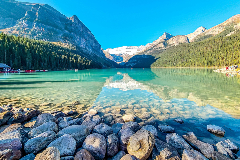 路易斯湖、翡翠湖、大理石峡谷、班夫镇班夫：路易斯湖、翡翠湖与约翰斯顿峡谷一日游