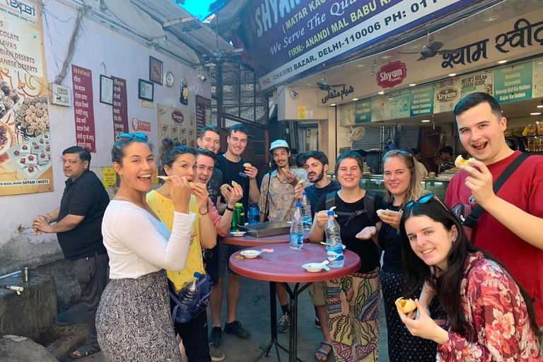 Old Delhi straat eten en erfgoed wandeling