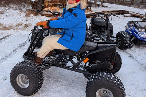 Rovaniemi Glass Igloo Dinner and Scooter ride PRIVATE