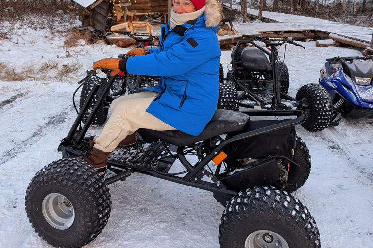 Rovaniemi Glass Igloo Dinner and Scooter ride PRIVATE
