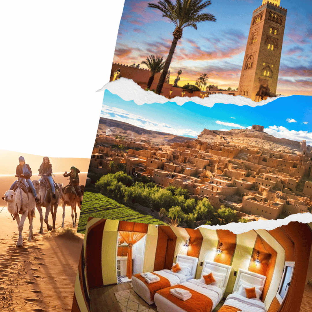 Best Luxury 3 Days Desert trip Marrakech to Fes Via Merzouga - bivouac