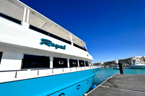 Hurghada: Luksusowa prywatna wycieczka jachtem z lunchem i atrakcjami