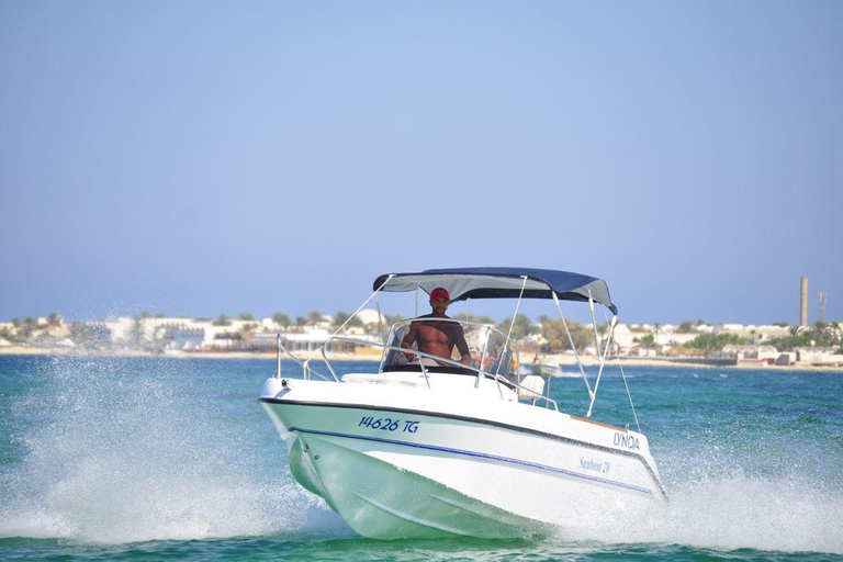 Djerba: Marine Adventure and Dolphin Search by Speedboat Marine Adventure and Dolphin Search by Speedboat 2 hours