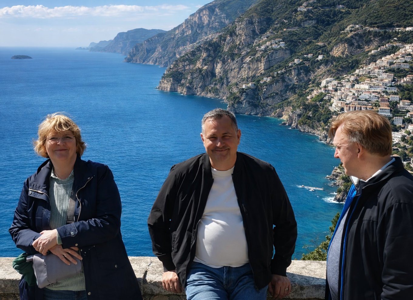 Fra Napoli/Salerno: Gruppetur til Positano, Amalfi, Ravello