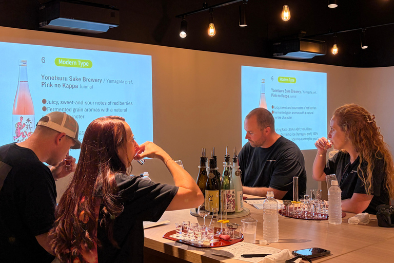 12 types of Sake Tasting in Kyoto
