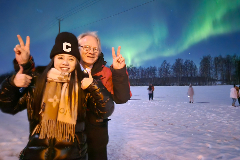 روفانييمي: مطاردة الشفق القطبي الشمالي مع خدمة التوصيل من الفندق