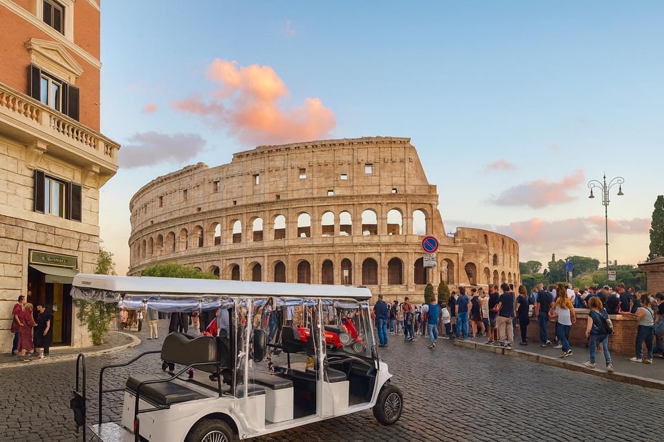 Rom: Private und individuelle Golfcart-Tour mit Gelato Rom: Private und ...
