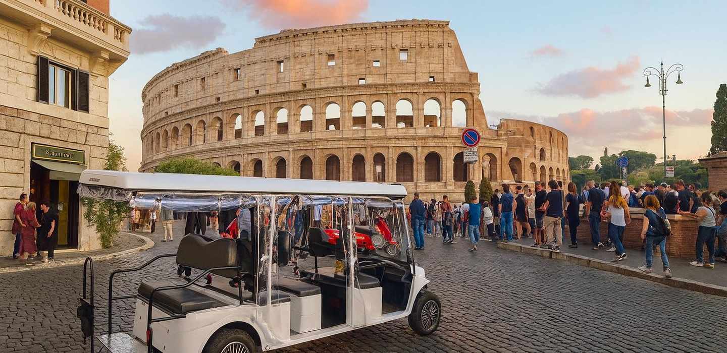 Rom: Private und individuelle Golfcart-Tour mit Gelato Rom: Private und individuelle Golfcart-Tour mit Gelato
