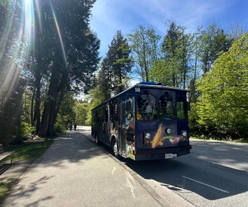 Vancouver: Trolley tour bij zonsondergang
