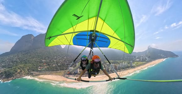 Rio de Janeiro: Tandem-Hängegleiter-Flug (GoPro inklusive)
