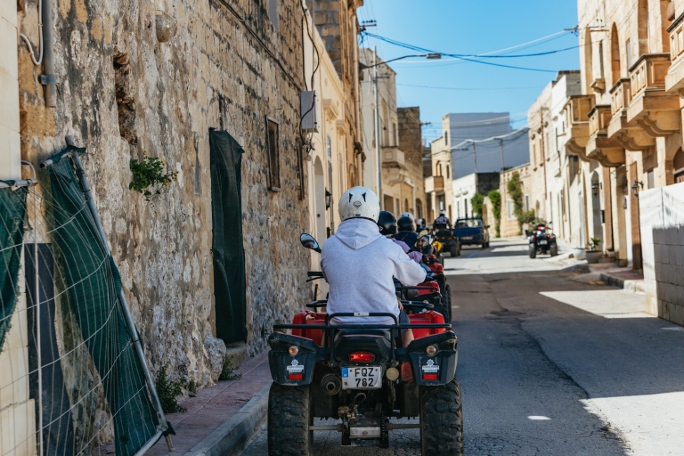 Von Malta aus: Gozo Ganztägige Quad-Tour mit Mittagessen und BootsfahrtQuad für 2 Personen