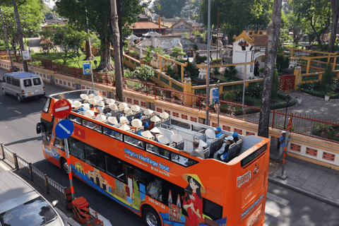 Discover SaiGon: 4-Hour Hop-On Hop-Off Bus with Audio Guide