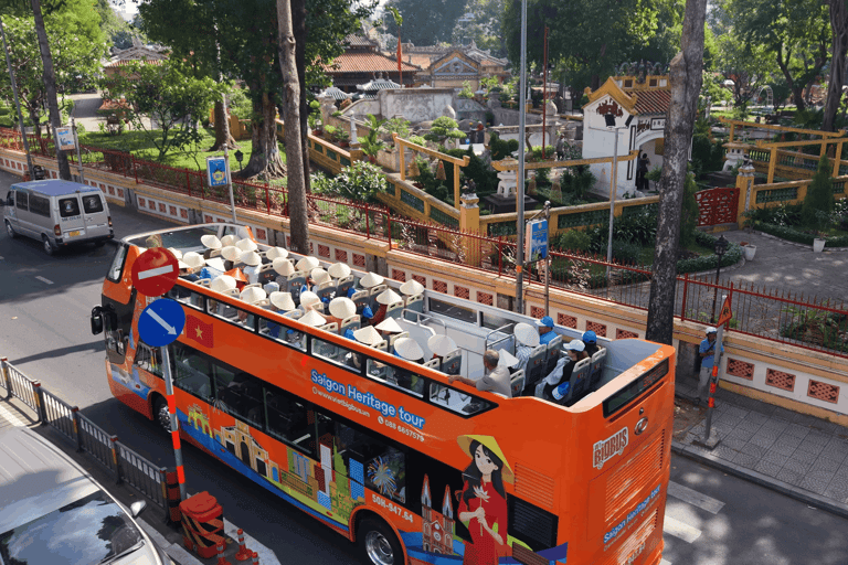 Discover SaiGon: 4-Hour Hop-On Hop-Off Bus with Audio Guide