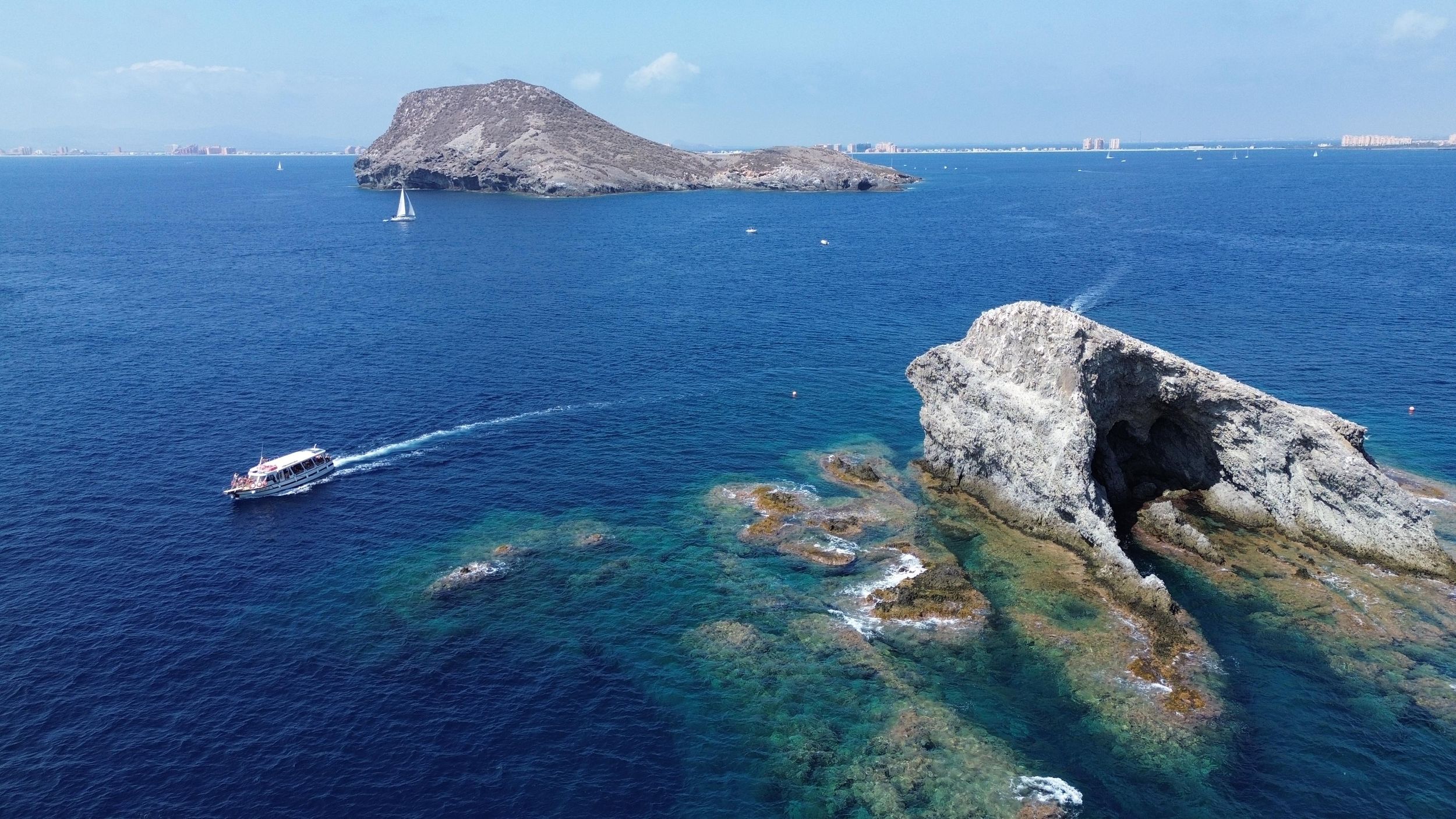 La Manga: Tour über zwei Meere zur Isla Grosa und zum Farallón