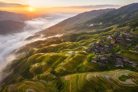 From Guilin: Longji Rice Terraces & Villages 2-Day Tour 2-Day Shared Tour, Max 4 Guests + Overnight Stay