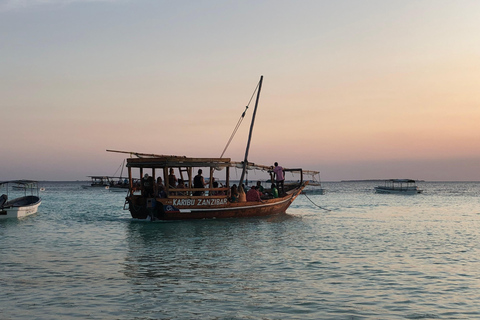 Zanzibar: Sunset Dhow Cruise From Nungwi & Kendwa Pick Up And Drop off From Anywhere
