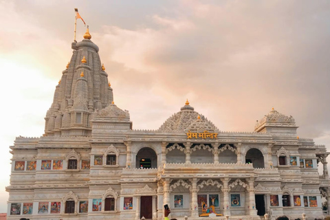 Från Delhi: Mathura och Vrindavan dagsutflykt med lunchFrån Delhi: Mathura och Vrindavan Dagsutflykt med lunch