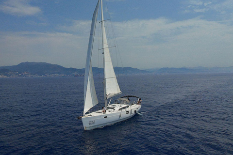 Genoa: Premium Private Sailing Day with Lunch and Swim